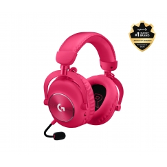 Logitech G 981-001275 austiņas un brīvroku komplekts Bezvadu Speļu Bluetooth Fuksīns