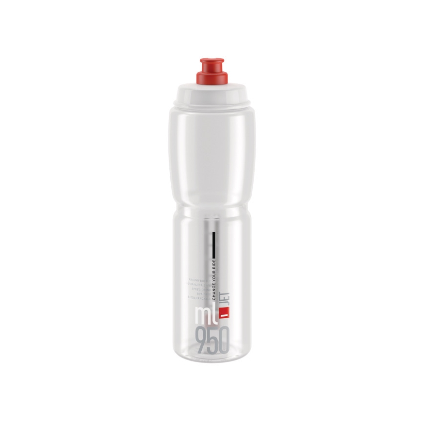 Elite Jet Jalgratas 950 ml Plast Punane, Läbipaistev