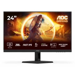 AOC G4 24G4HRE PC lamekuvar 60,5 cm (23.8") 1920 x 1080 pikslit Full HD LED Must, Punane