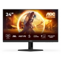 AOC G4 24G4HRE tietokoneen litteä näyttö 60,5 cm (23.8") 1920 x 1080 pikseliä Full HD LED Musta, Pun
