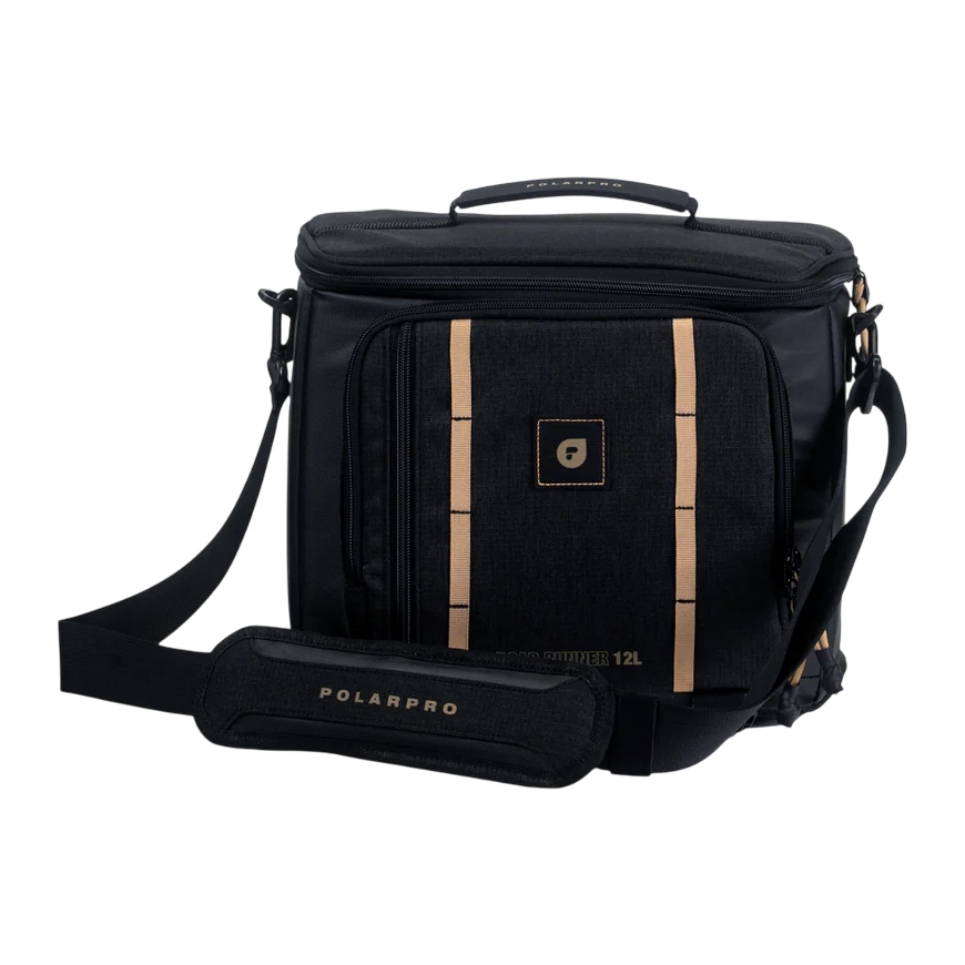 PolarPro RoadRunner 12L Dėklas per petį Rusvai gelsvas, Juoda