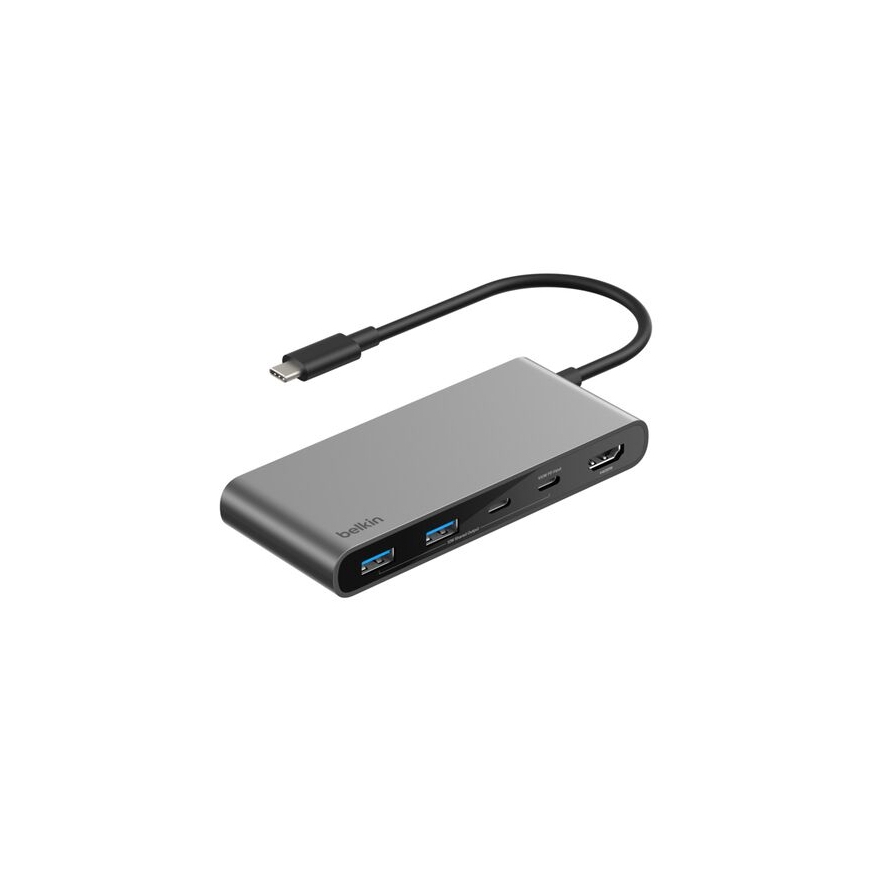 Belkin Connect USB Veids-C 5000 Mbit/s Pelēks