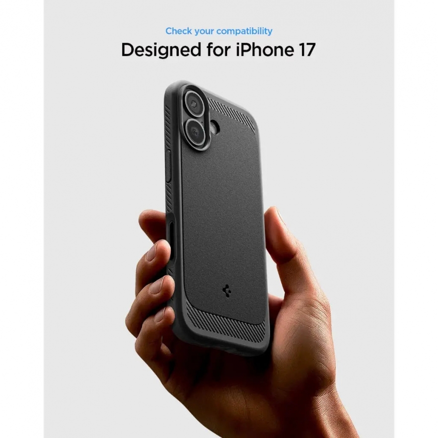 Spigen Rugged Armor (MagFit) mobilo telefonu apvalks 16 cm (6.3") Aploksne Melns – 2