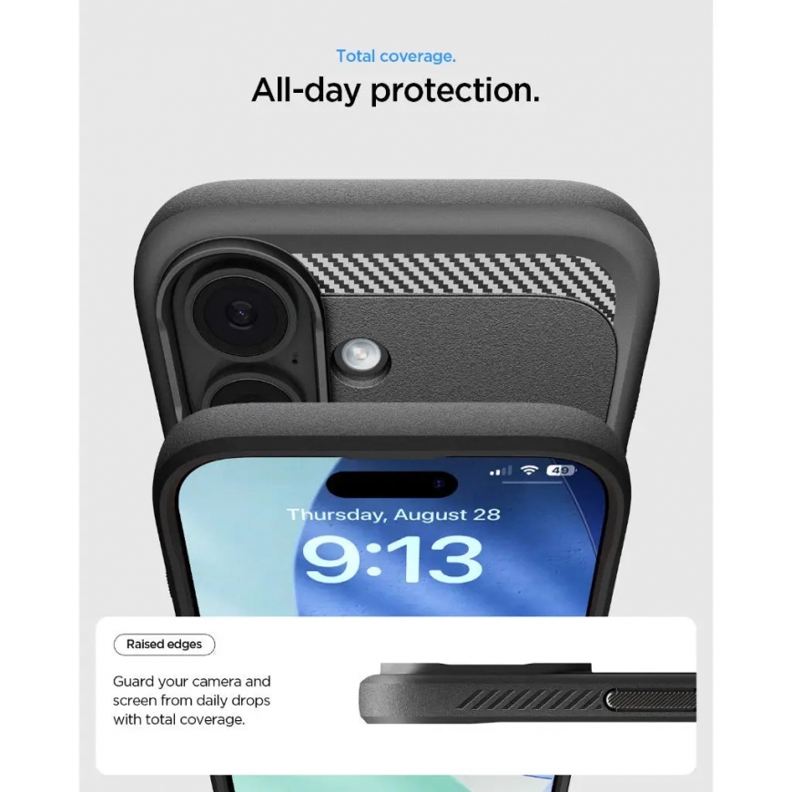 Spigen Rugged Armor (MagFit) mobiiltelefoni ümbris 16 cm (6.3") Kate Must – 4