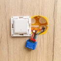 Shelly 1 Mini Gen3 Интеллектуальный выключатель 1P Синий Shelly 1 Mini Gen3 Интеллектуальный выключатель 1P Синий