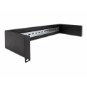 DeLOCK 19″ DIN rail Panel 2U black DeLOCK 19″ DIN rail Panel 2U black