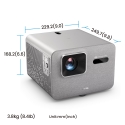 BenQ TK705STi Trumpo nuotolio projektorius 3000 ANSI lumens DLP UHD 4K (3840x2160) Pilka BenQ TK705STi Trumpo nuotolio projektorius 3000 ANSI lumens DLP UHD 4K (3840x2160) Pilka