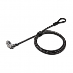 Kensington Slim NanoSaver kaablilukk Must 1,8 m