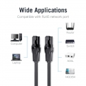 Vention Flat Cat.6 UTP Patch Cable 5m Black Vention Flat Cat.6 UTP Patch Cable 5m Black