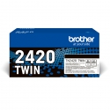 Brother TN-2420TWIN тонерный картридж 2 шт Подлинный Brother TN-2420TWIN тонерный картридж 2 шт Подлинный