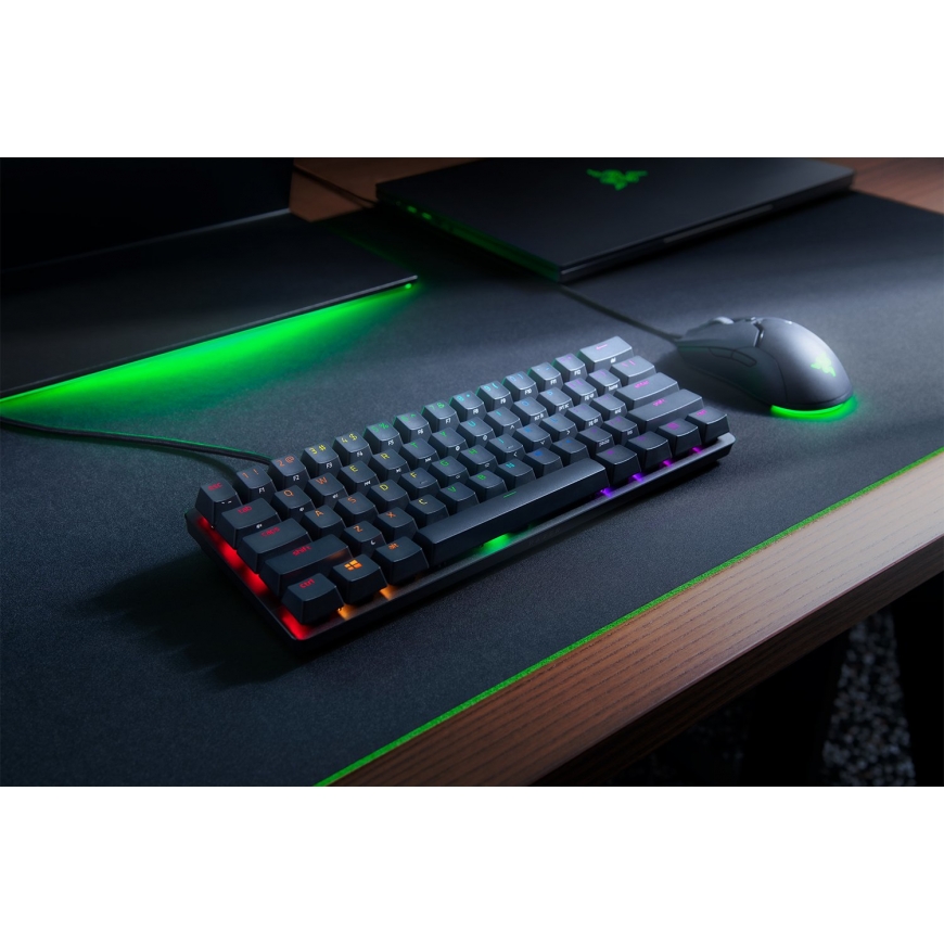 Razer Huntsman Mini klaviatūra Žaidimams USB QWERTZ Vokiečių Juoda – 3
