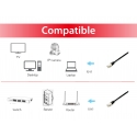 Equip 645690 сетевой кабель Черный 1 m Cat6a S/FTP (S-STP) Equip 645690 сетевой кабель Черный 1 m Cat6a S/FTP (S-STP)