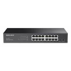 Mercusys MS116GS tīkla pārslēgs Gigabit Ethernet (10/100/1000) Melns