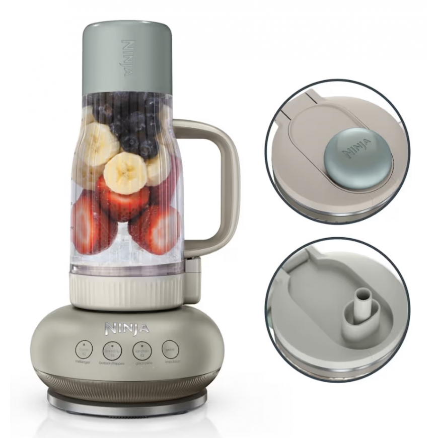 Ninja DB351EUST trintuvas 0,71 L Pastatomas trintuvas 1100 W Akmenų spalvos