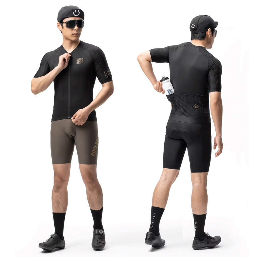 Rockbros YDDX011 Diamond Short Sleeve Cycling Jersey Size M - Bl – 3