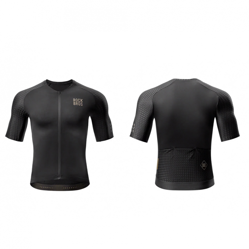 Rockbros YDDX011 Diamond Short Sleeve Cycling Jersey Size M - Bl – 4