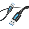 Vention USB 3.0 A Male to A Male Cable 3M Black PVC Type Vention USB 3.0 A Male to A Male Cable 3M Black PVC Type