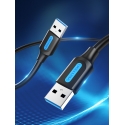 Vention USB 3.0 A Male to A Male Cable 3M Black PVC Type Vention USB 3.0 A Male to A Male Cable 3M Black PVC Type