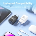 Vention TZ-FEPW0-EU-02 mobiilseadme laadija Universaalne Valge Vahelduvvool Kiirlaadimine Hoonesisen Vention TZ-FEPW0-EU-02 mobiilseadme laadija Universaalne Valge Vahelduvvool Kiirlaadimine Hoonesisen