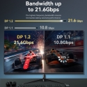 Vention DisplayPort Male to Male 4K HD Cable 1M Black Vention DisplayPort Male to Male 4K HD Cable 1M Black