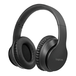 LogiLink BT0053 kõrvaklapid ja peakomplekt Kõrvaklapp Juhtmevaba Peavõru Muusika Bluetooth Must