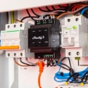 Shelly Pro 3 electrical relay Black