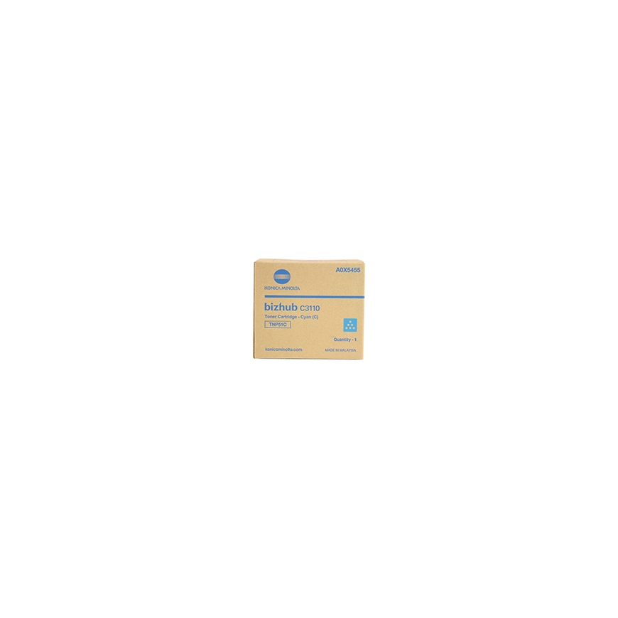 Konica Minolta TNP-51C toonerikassett 1 tk Originaal Tsüaan