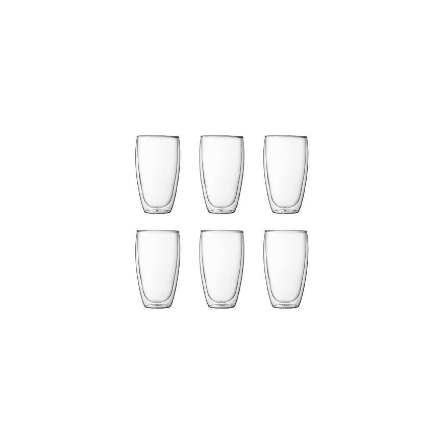 Bodum Pavina set krūze Caurspīdīgs Universāls 6 pcs