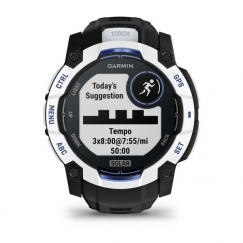 Garmin Instinct 2,79 cm (1.1") MIP 50 mm Digitaalinen 176 x 176 pikseliä Kosketusnäyttö Musta, Valkoinen GPS (satelliitti)