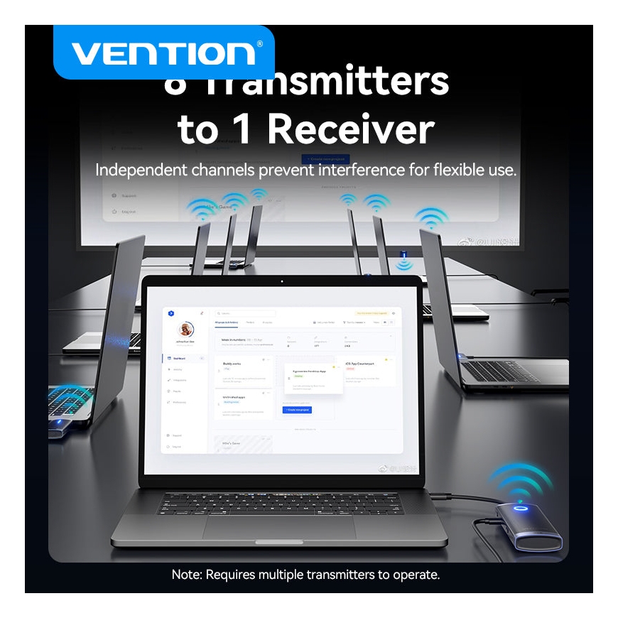 Vention TPVBB langaton näyttöadapteri HDMI Full HD Dongeli – 4