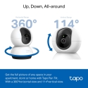 TP-Link Tapo C220 Ümmargune IP süsteemiga turvakaamera Hoonesisene 2560 x 1440 pikslit Laud TP-Link Tapo C220 Ümmargune IP süsteemiga turvakaamera Hoonesisene 2560 x 1440 pikslit Laud