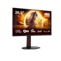 AOC G4 Q27G4SDR монитор для ПК 67,3 cm (26.5") 2560 x 1440 пикселей Quad HD QD-OLED Черный, Красный