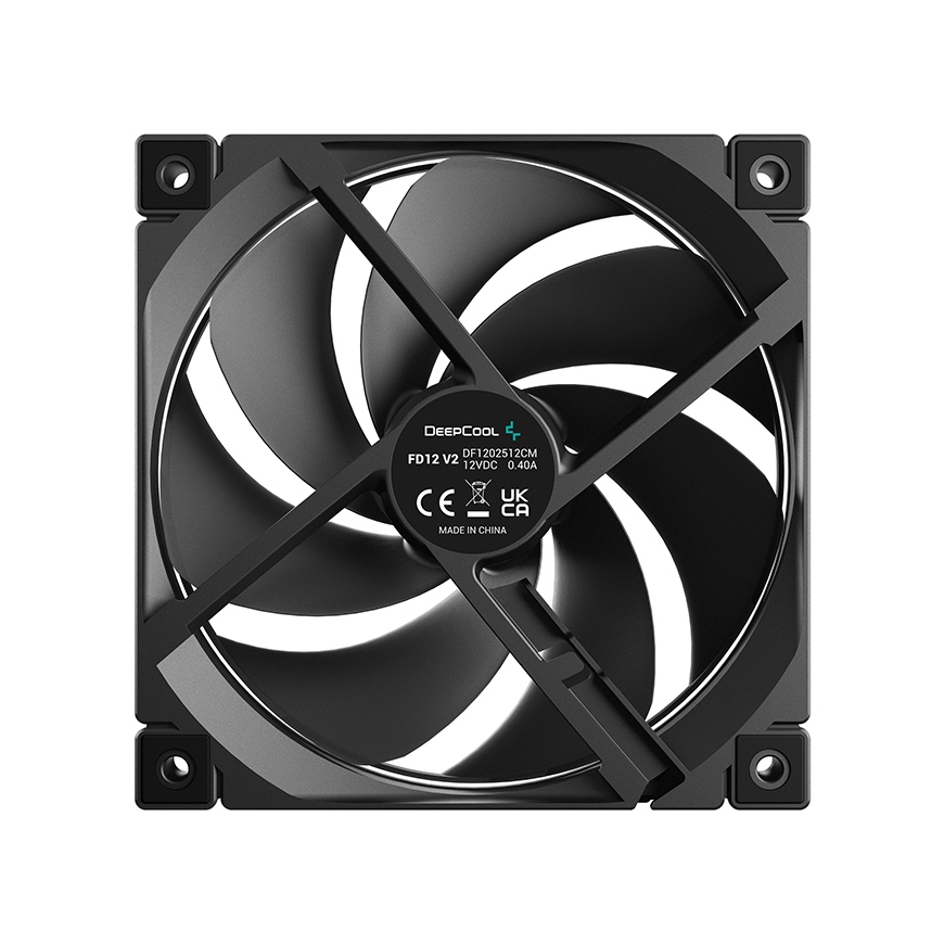 DeepCool FD12 V2 Computer case Fan 12 cm Black 4 pc(s) – 4