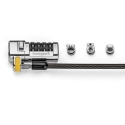 Kensington ClickSafe Universal Combination Laptop Lock kabeļu slēdzene Melns, Metālisks 1,8 m Kensington ClickSafe Universal Combination Laptop Lock kabeļu slēdzene Melns, Metālisks 1,8 m