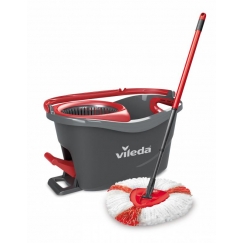 Vileda Easywring & Clean Turbo šluota grindims plauti Vilna Raudona, Balta