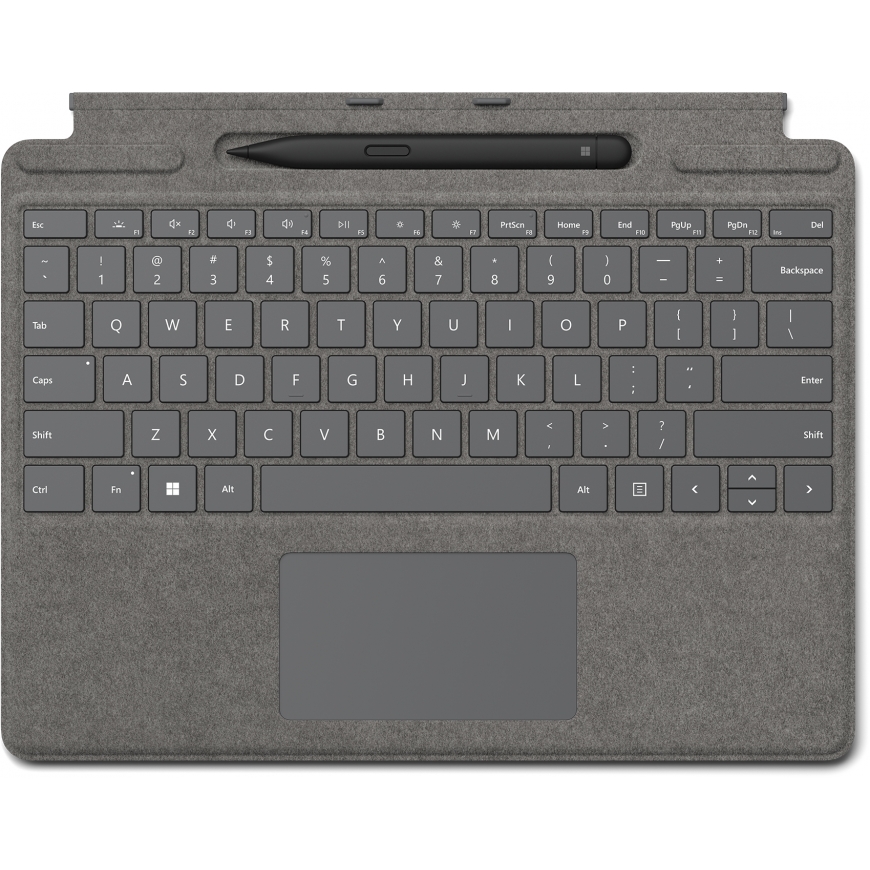 Microsoft Surface Pro Keyboard w/ Slim Pen 2 Microsoft Cover port Platina
