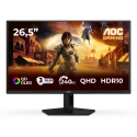 AOC G4 Q27G41ZDF tietokoneen litteä näyttö 67,3 cm (26.5") 2560 x 1440 pikseliä Quad HD QD-OLED Must AOC G4 Q27G41ZDF tietokoneen litteä näyttö 67,3 cm (26.5") 2560 x 1440 pikseliä Quad HD QD-OLED Must