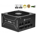 MSI MAG A650GLS PCIE5 virtalähdeyksikkö 650 W 24-pin ATX ATX Musta