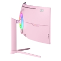 Arozzi Nova 49” Curved PC lamekuvar 124,5 cm (49") 5120 x 1440 pikslit Dual QHD LED Roosa