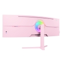 Arozzi Nova 49” Curved PC lamekuvar 124,5 cm (49") 5120 x 1440 pikslit Dual QHD LED Roosa
