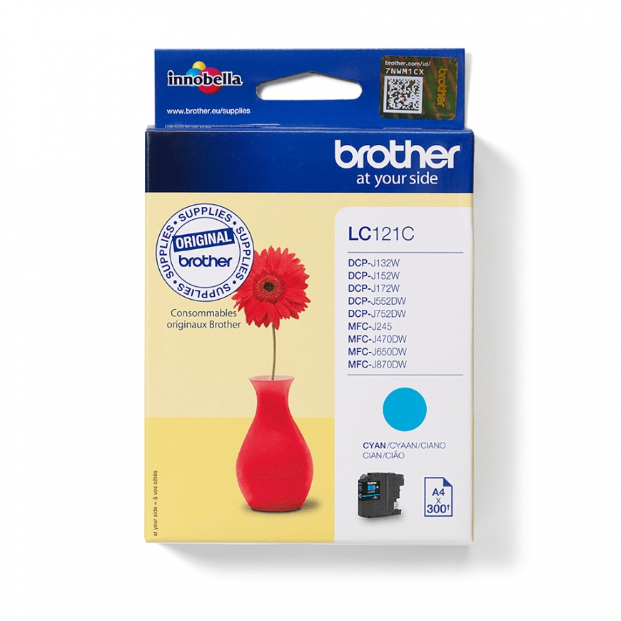 Brother LC121C tintes kārtridžs 1 pcs