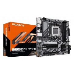 GIGABYTE B850M DS3H mātes plate AMD B850 AM5 pieslēgvieta mikro ATX