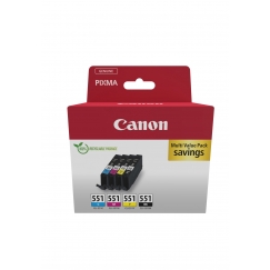 Canon 6509B015 mustekasetti 1 kpl Alkuperäinen Musta, Syaani, Magenta, Keltainen