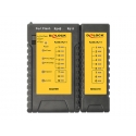 DeLOCK 86407 тестер сетевого кабеля Тестер кабельной витой пары Черный DeLOCK 86407 тестер сетевого кабеля Тестер кабельной витой пары Черный