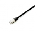 Equip 645693 verkkokaapeli Musta 0,25 m Cat6a S/FTP (S-STP) Equip 645693 verkkokaapeli Musta 0,25 m Cat6a S/FTP (S-STP)