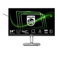 Philips 5000 series 24B2G5301/00 kompiuterio monitorius 60,5 cm (23.8") 1920 x 1080 pikseliai „Full HD“ LCD Juoda