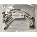 Equip Cat.6A Platinum S/FTP Patch Cable, White, 0.25m, 10pcs/set Equip Cat.6A Platinum S/FTP Patch Cable, White, 0.25m, 10pcs/set