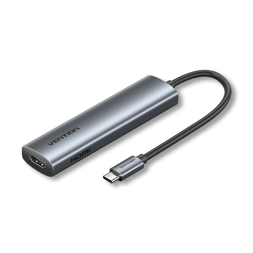 Vention TGL Vadu USB 3.2 Gen 1 (3.1 Gen 1) Type-C Pelēks