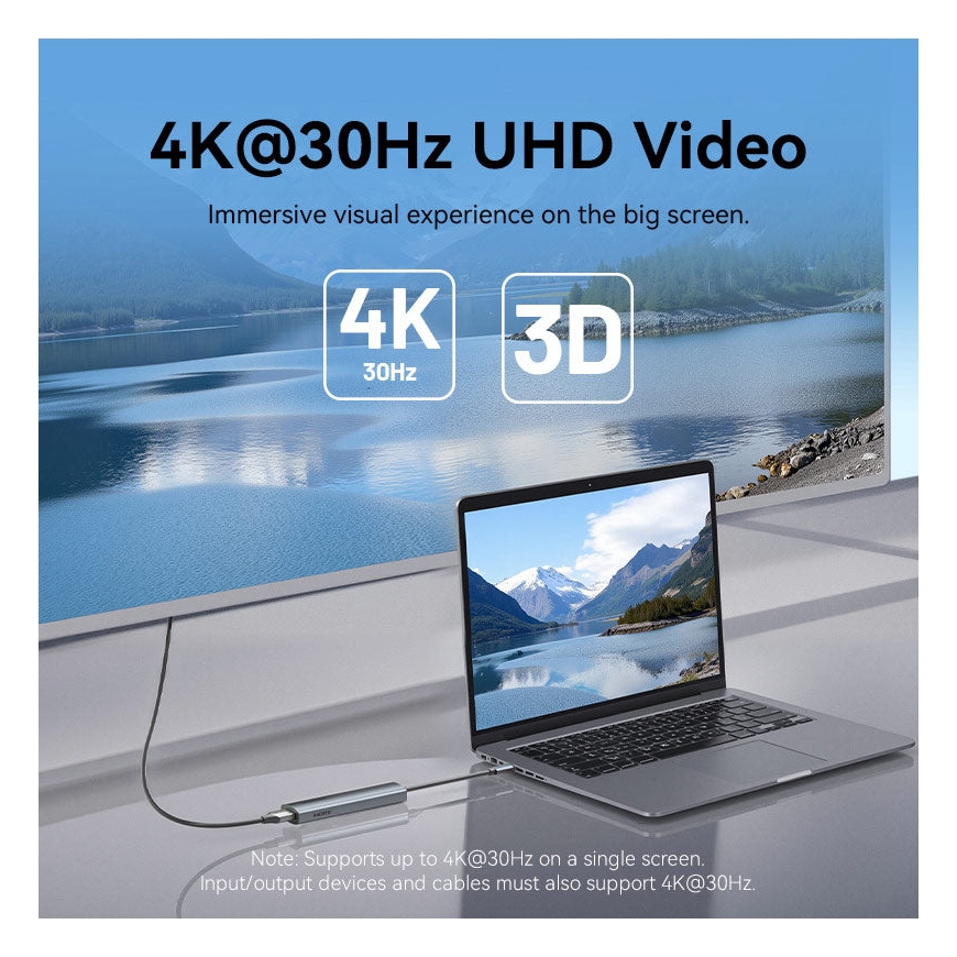 Vention TGL Langallinen USB 3.2 Gen 1 (3.1 Gen 1) Type-C Harmaa – 4