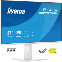 iiyama ProLite XB2797HSU-W1 монитор для ПК 68,6 cm (27") 1920 x 1080 пикселей Full HD LED Белый